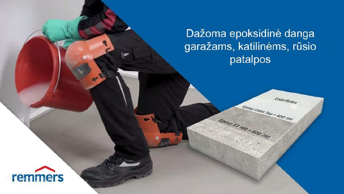 Dažoma epoksidinė danga garažams