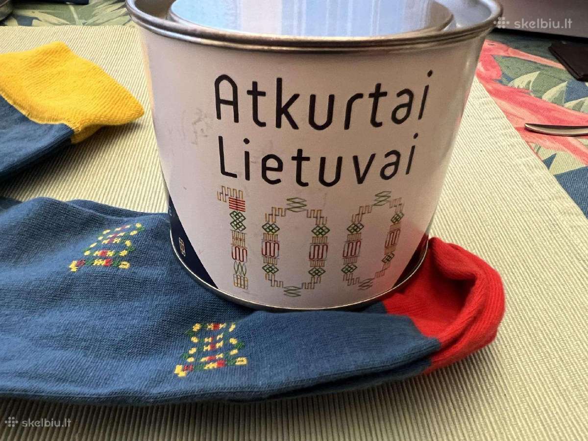 Suvenyrinės kojinės - Atkurtai Lietuvai 100 - nuotraukos Nr. 4