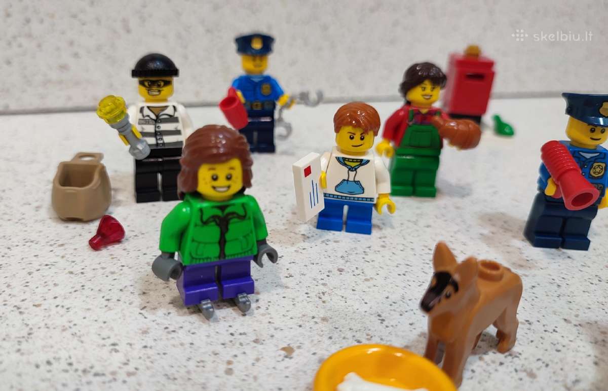 Lego City 60063 Advento kalendoriaus minifigūrėlės - nuotraukos Nr. 5