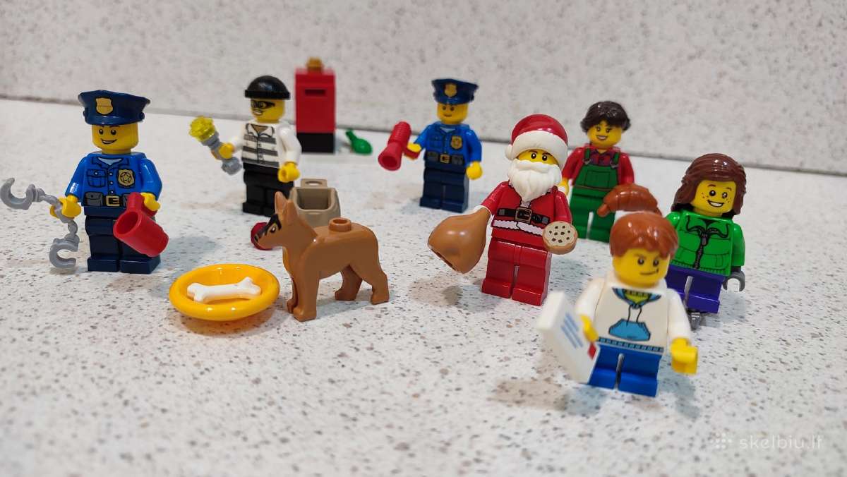 Lego City 60063 Advento kalendoriaus minifigūrėlės - nuotraukos Nr. 3