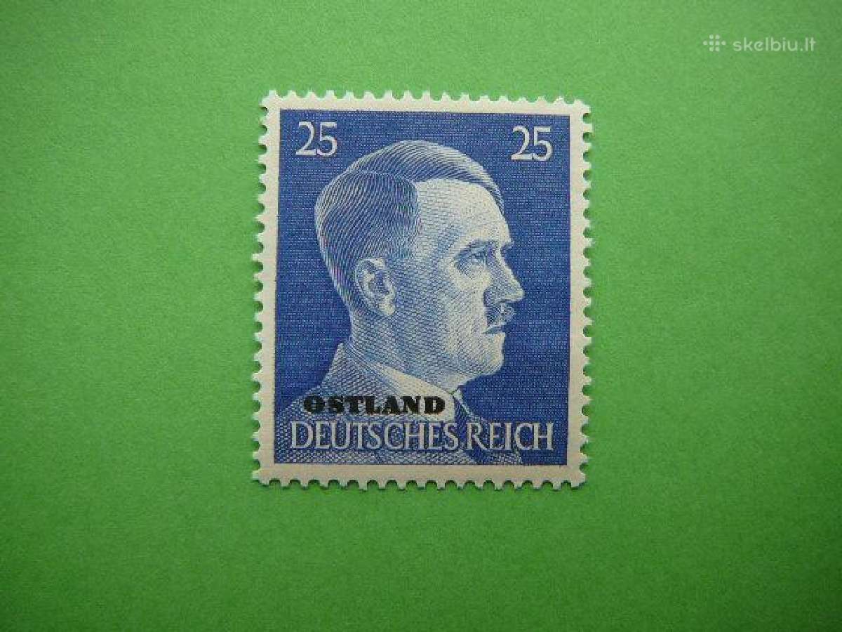 Ostland Vokietija - Lietuva 1941 (25) Mnh ost13sm