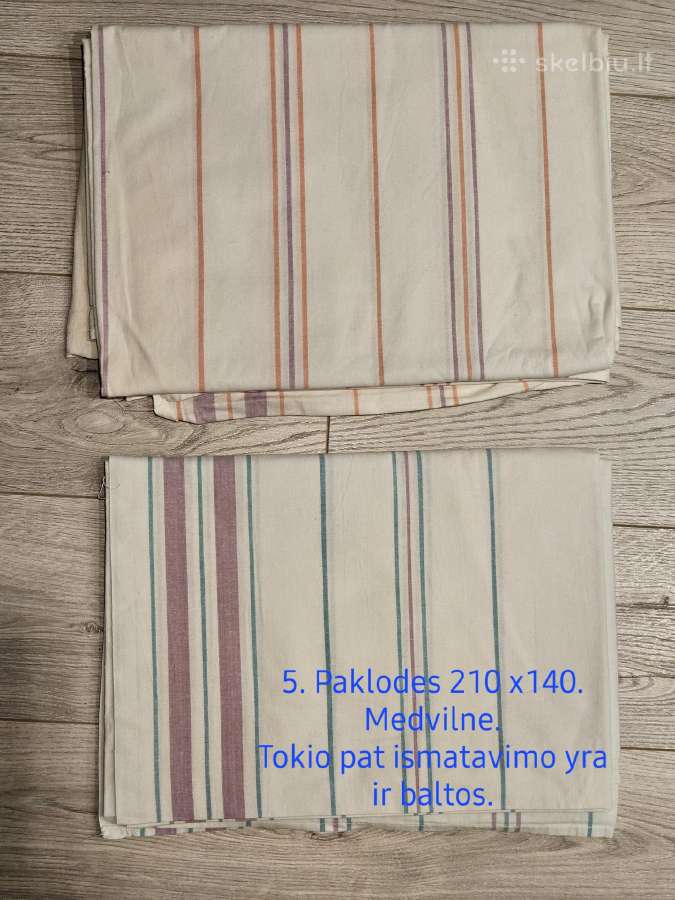 Lininė - medvilninė senovine nauja patalynė - nuotraukos Nr. 6