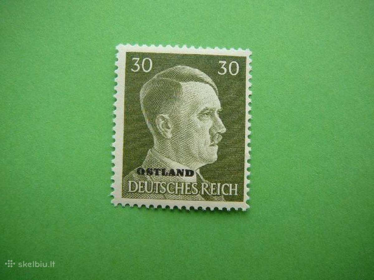 Ostland Vokietija - Lietuva 1941 (30) Mnh ost14sm
