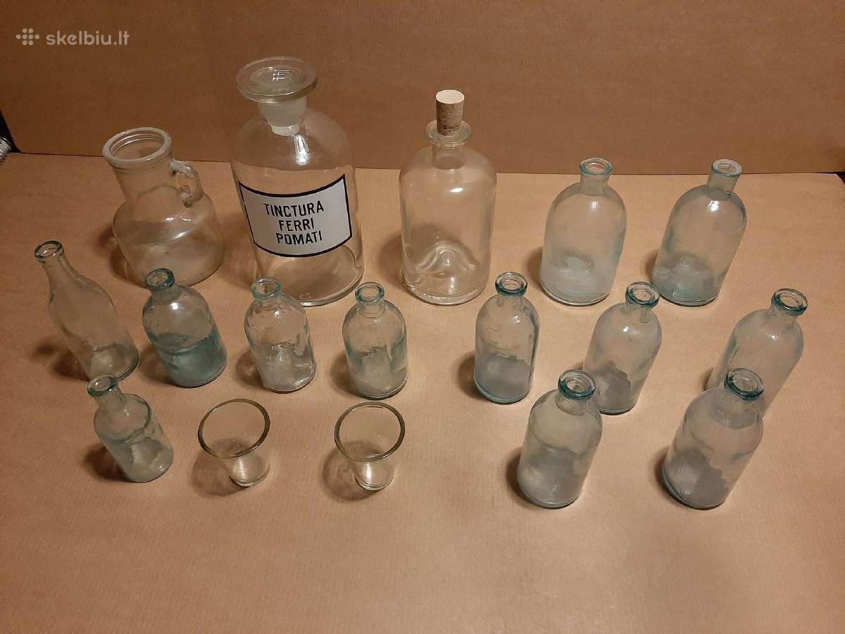 Seni farmaciniai buteliukai - nuotraukos Nr. 2