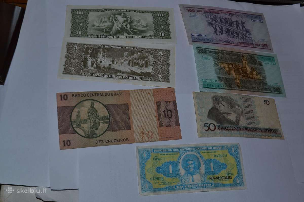 Brazilijos banknotu rinkinys - nuotraukos Nr. 2