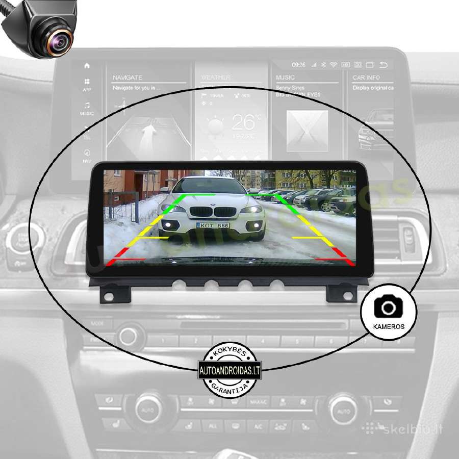 Bmw 7 F01 F02 2009-15 Android multimedia 12" colių - nuotraukos Nr. 7