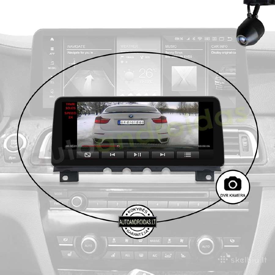 Bmw 7 F01 F02 2009-15 Android multimedia 12" colių - nuotraukos Nr. 8