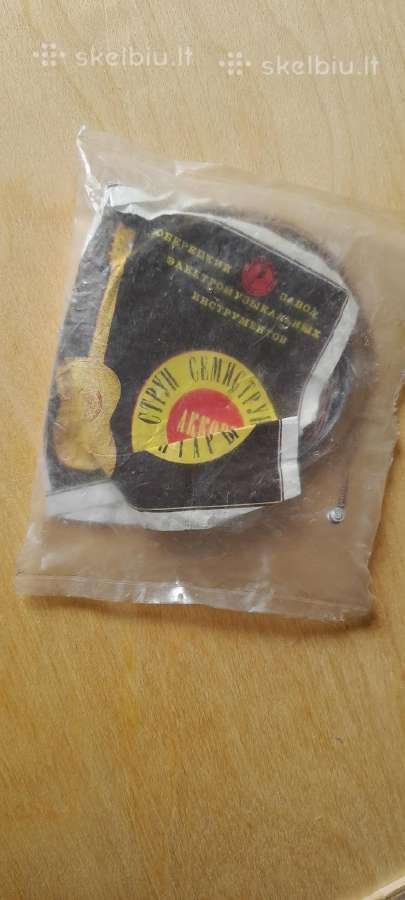 Naujos stygos tarybinei guitarai.7tynios