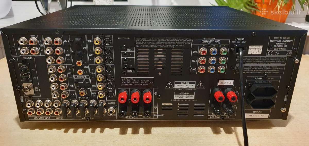 Harman/kardon Avr5000 - nuotraukos Nr. 7