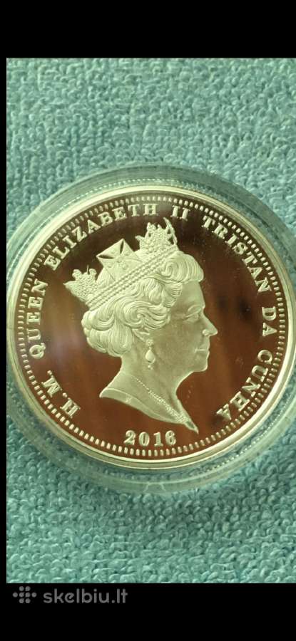 Moneta Tdc 2016m. 1 krona, cu-ni - nuotraukos Nr. 2