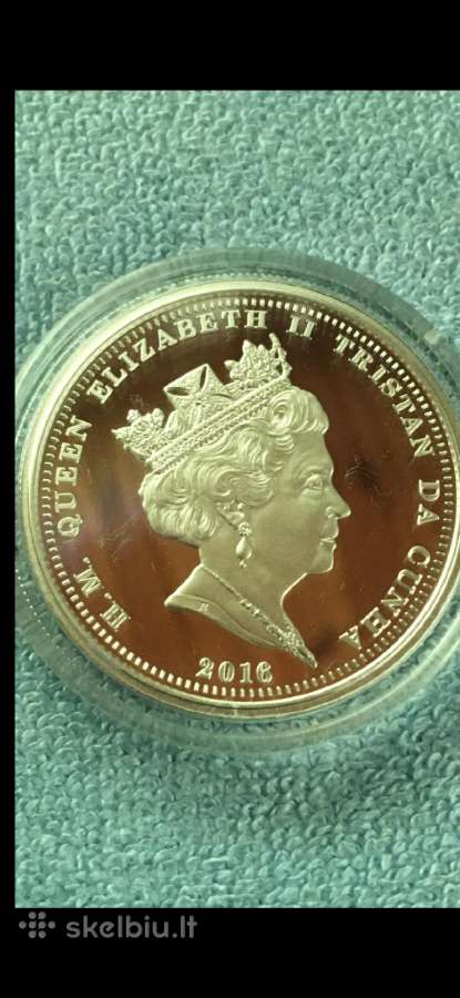 Moneta Tdc 2016m. 1 krona, cu-ni - nuotraukos Nr. 2