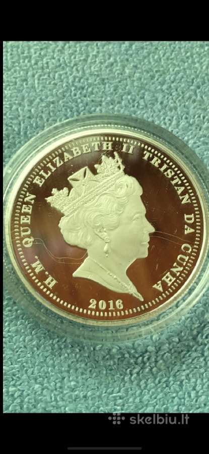 Moneta Tdc 2016m. 1 krona, cu-ni - nuotraukos Nr. 2