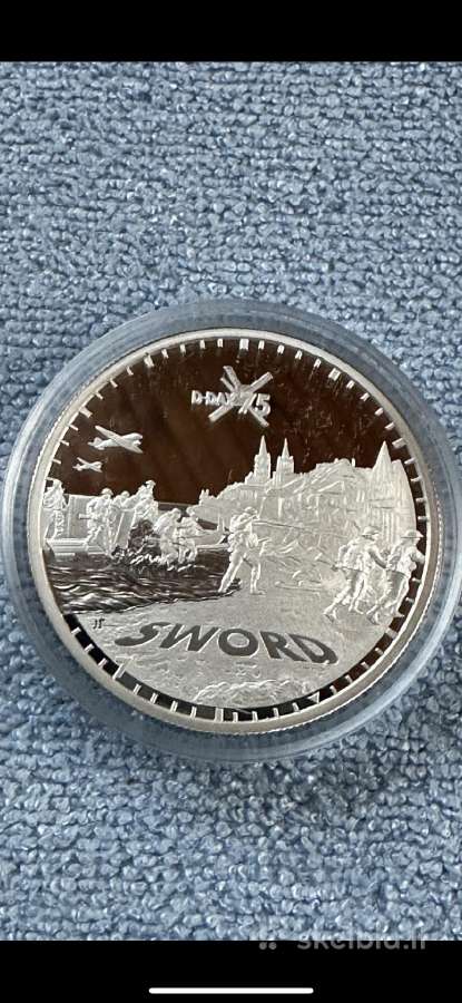 Moneta Alderney 2019m. 50 pensu, cu-ni