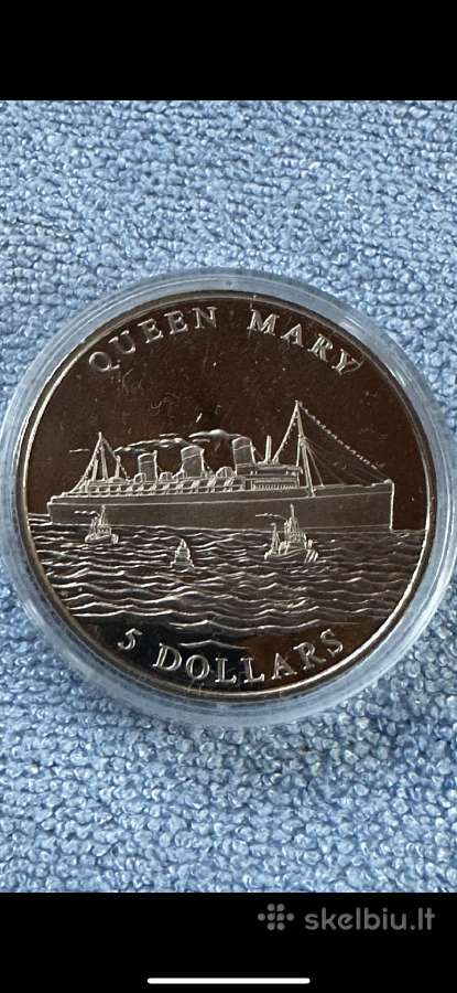 Moneta Liberia 2005m. 5 dollars, cu-ni