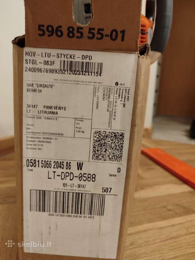 Naujas Profesionalus Husqvarna 550xpg Mark II 3kw - nuotraukos Nr. 6