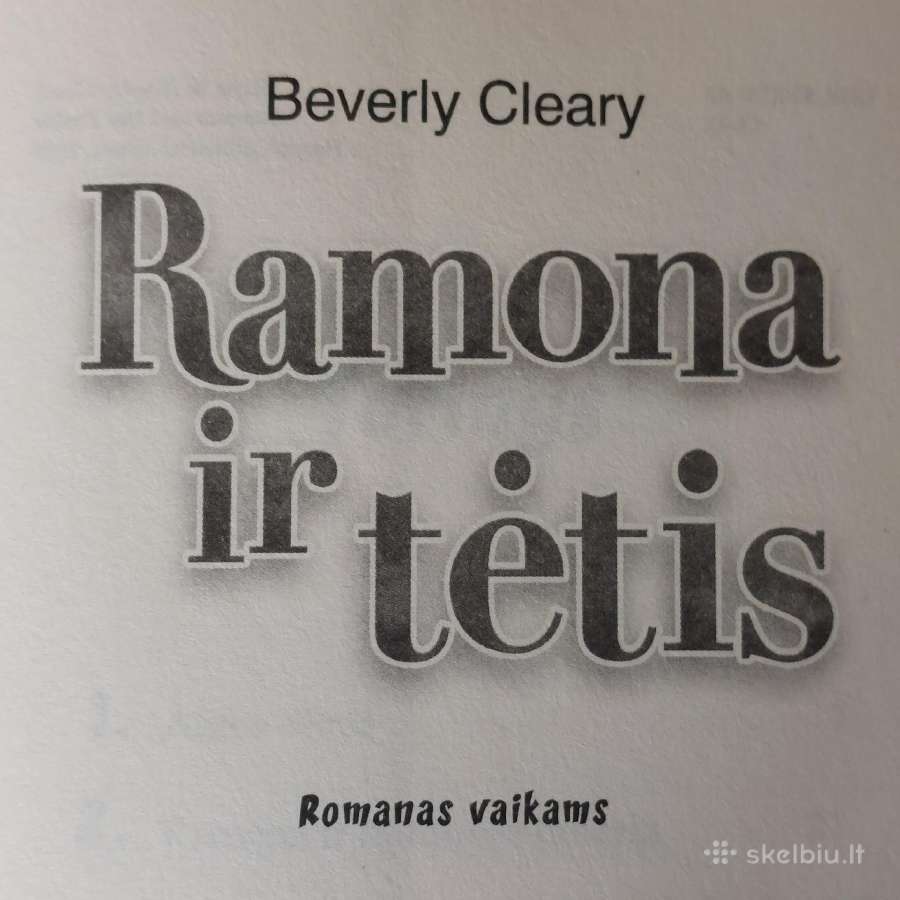 Beverly Cleary - " Ramona ir tėtis ". - nuotraukos Nr. 10