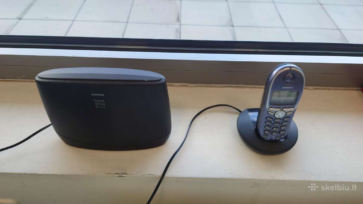 Siemens Gigaset4000 bevielis telefonas - nuotraukos Nr. 2