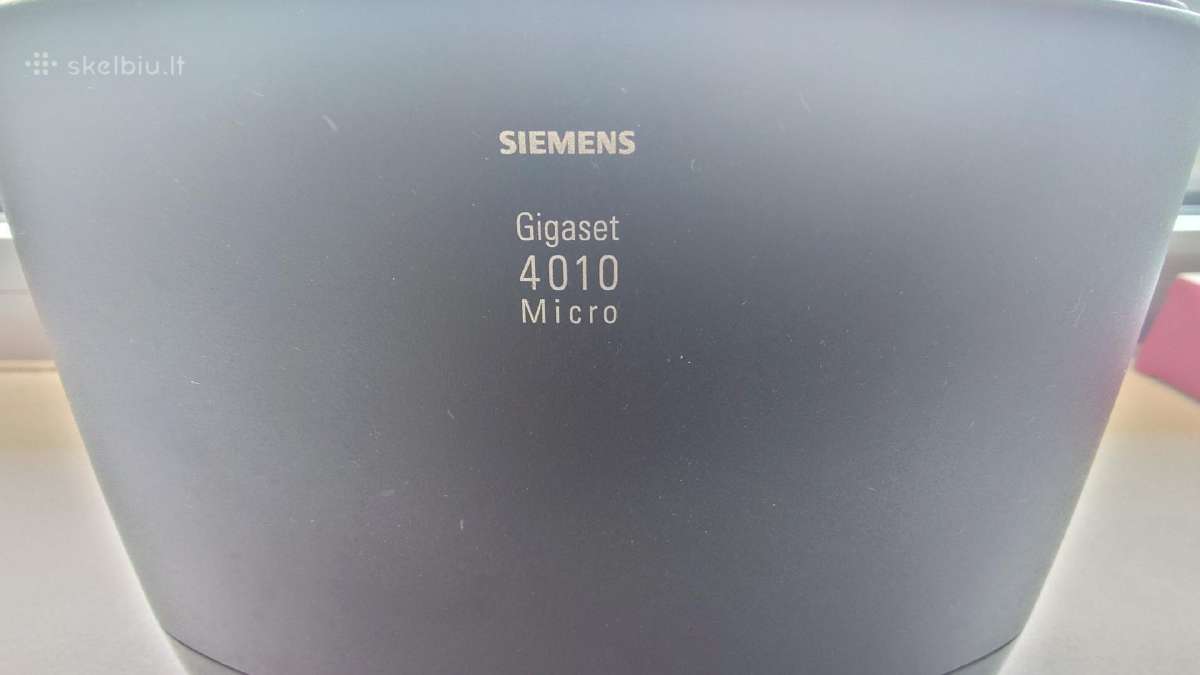 Siemens Gigaset4000 bevielis telefonas - nuotraukos Nr. 4