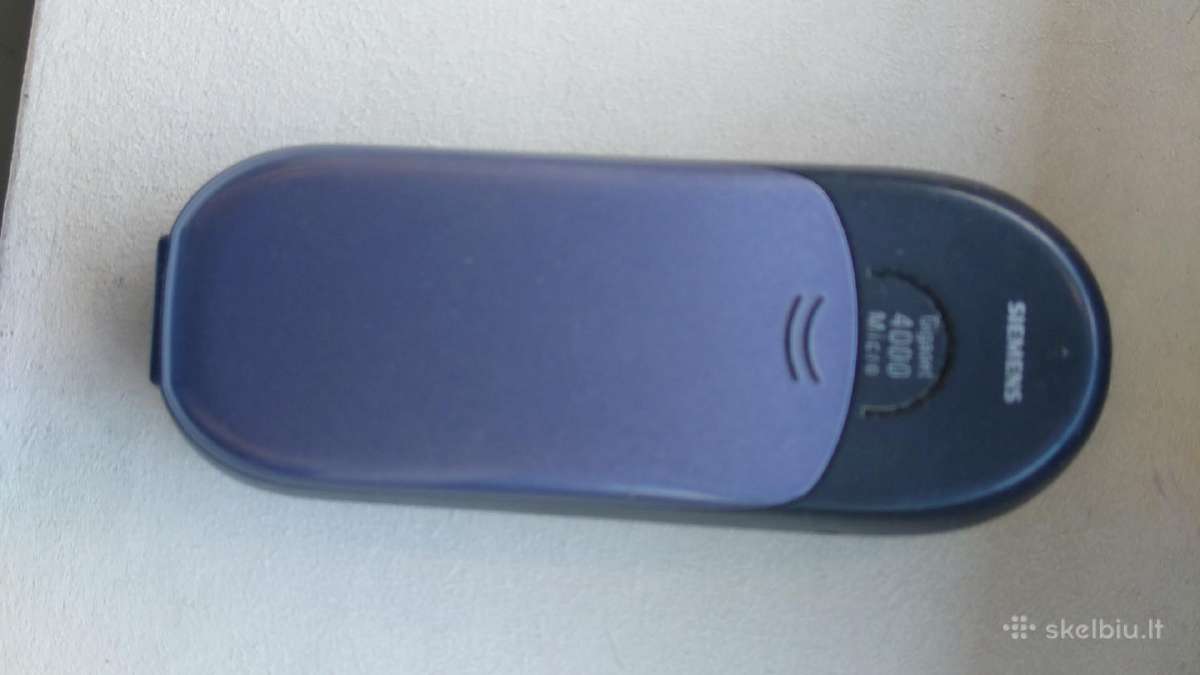 Siemens Gigaset4000 bevielis telefonas - nuotraukos Nr. 9