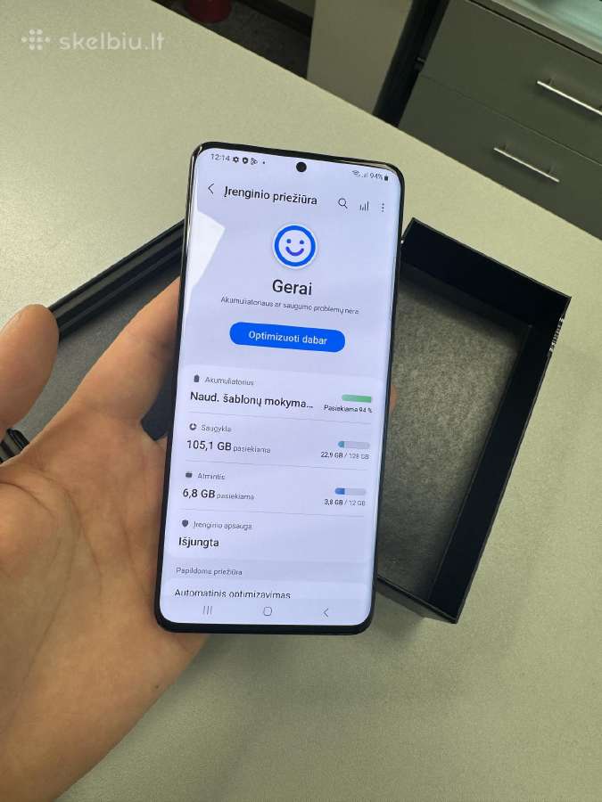 Samsung S20 plus 5G 128gb/12ram, garantija - nuotraukos Nr. 6