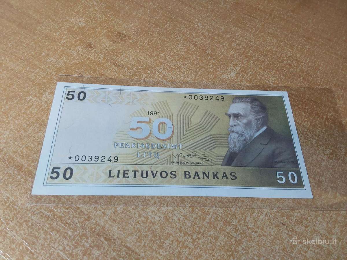 Litai 1991metai- pardavimas ieskau 10* litu 1991