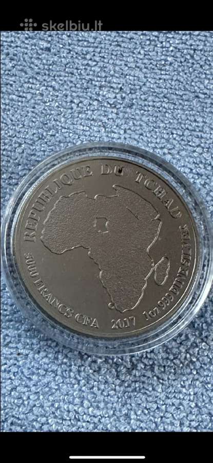 Moneta Tchad 2017m. 5000 Francs, cu-ni - nuotraukos Nr. 2