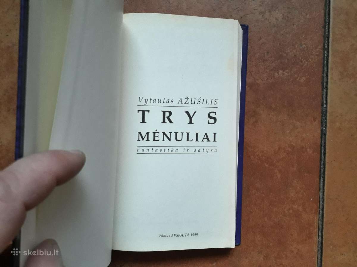 Vytautas Ažušilis "Trys mėnuliai" 1999 metai. - nuotraukos Nr. 3