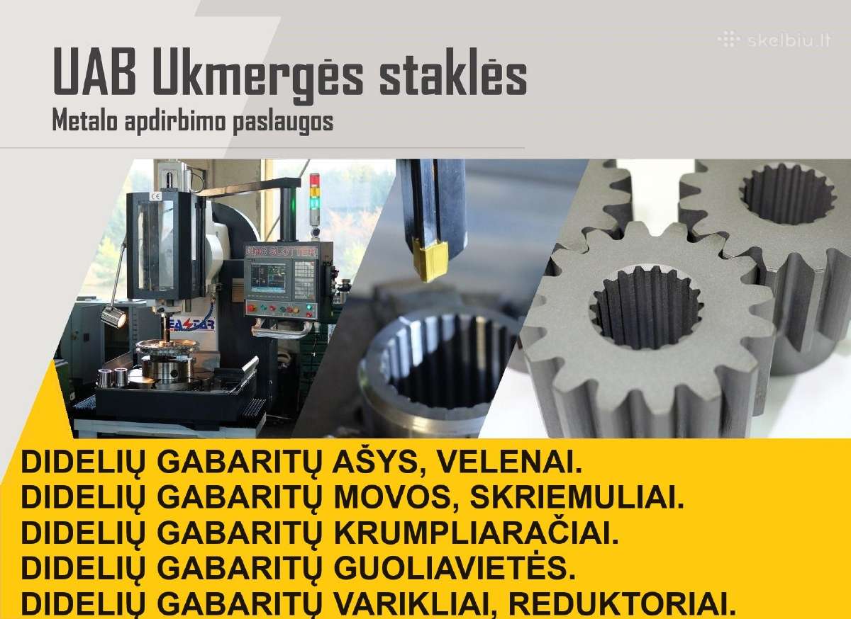 Velenų, ašių restauravimas, gamyba - nuotraukos Nr. 11