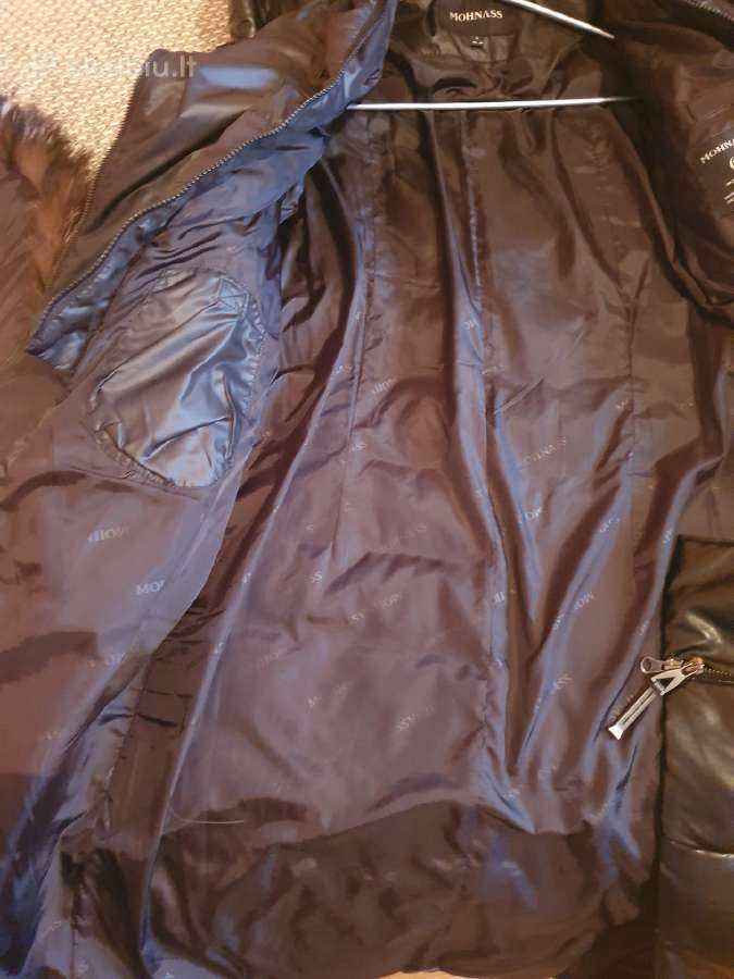 Paltas su naturalaus kailio apykakle - nuotraukos Nr. 7