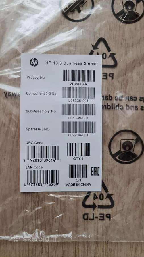 Hp business sleeve 13.3 krepšys - nuotraukos Nr. 4