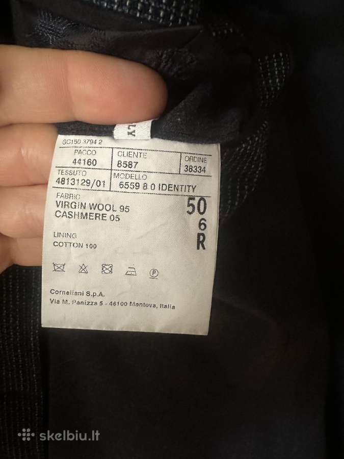 Corneliani vyriškas puspaltis - nuotraukos Nr. 4