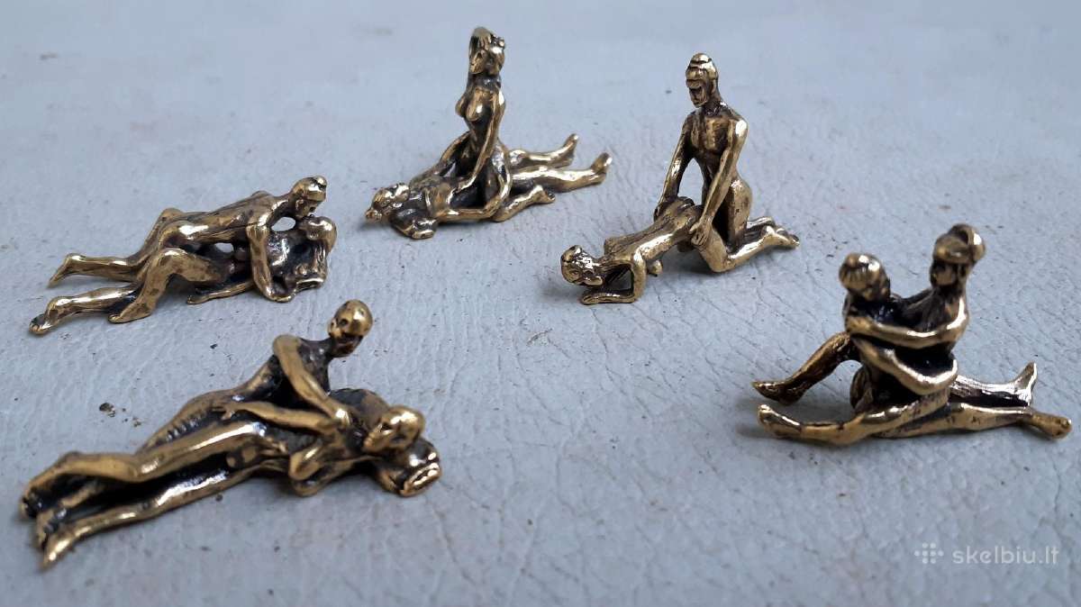 Bronzinės "Kama Sutra" skulptūrėlės