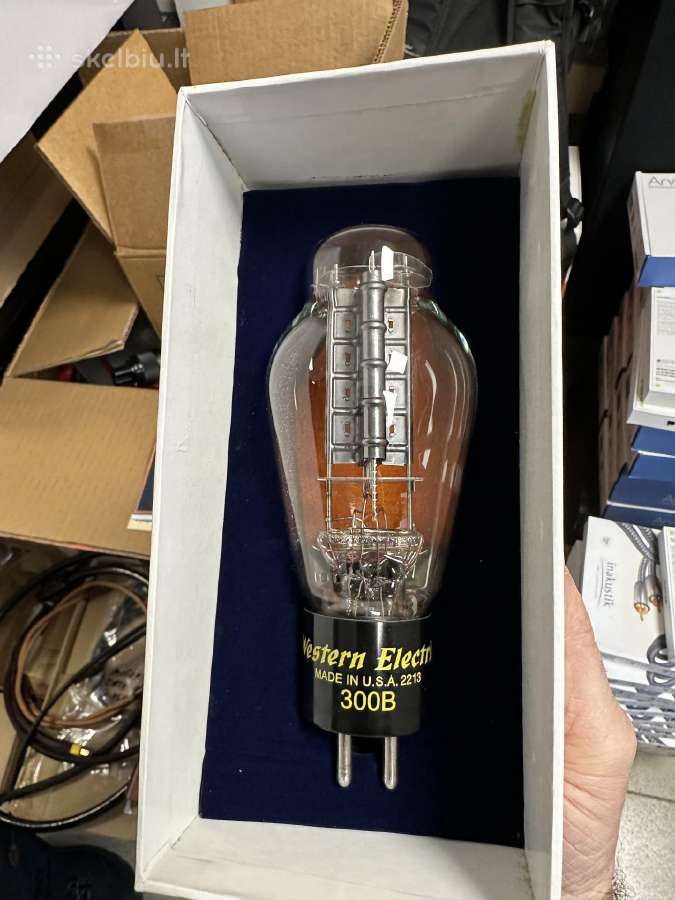 Western Electric lempa We300-b Vacuum Tube nauja - nuotraukos Nr. 10