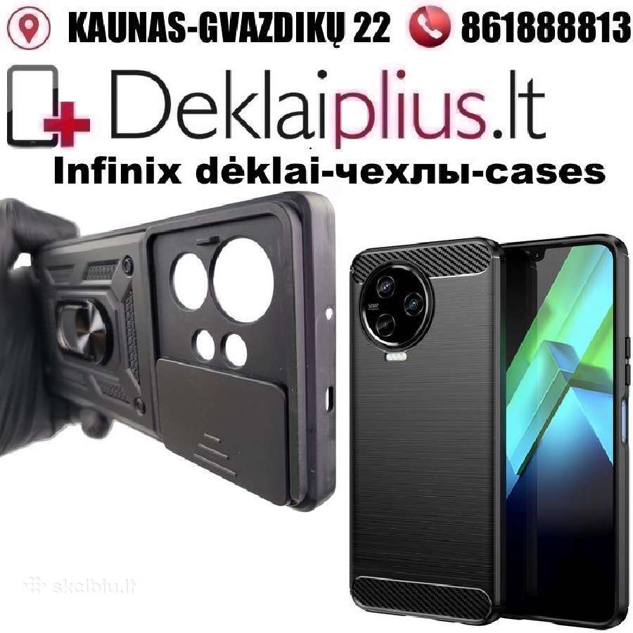 Infinix telefonui dėklai-stiklai