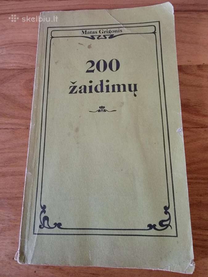 M.grigonio knyga "200 žaidimų"