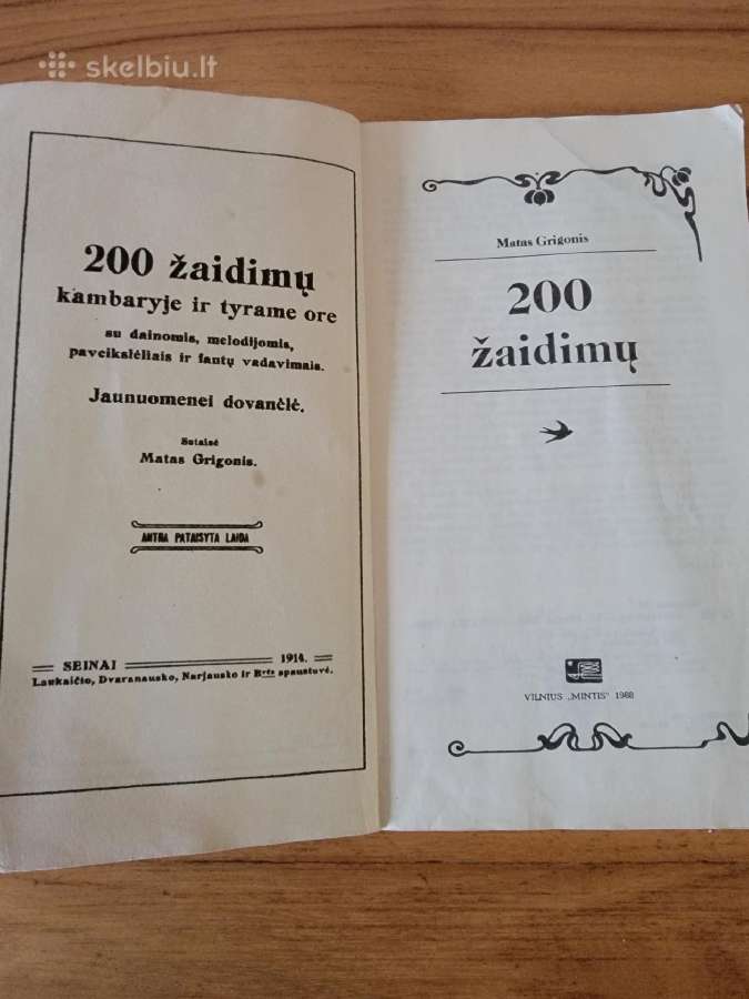 M.grigonio knyga "200 žaidimų" - nuotraukos Nr. 2