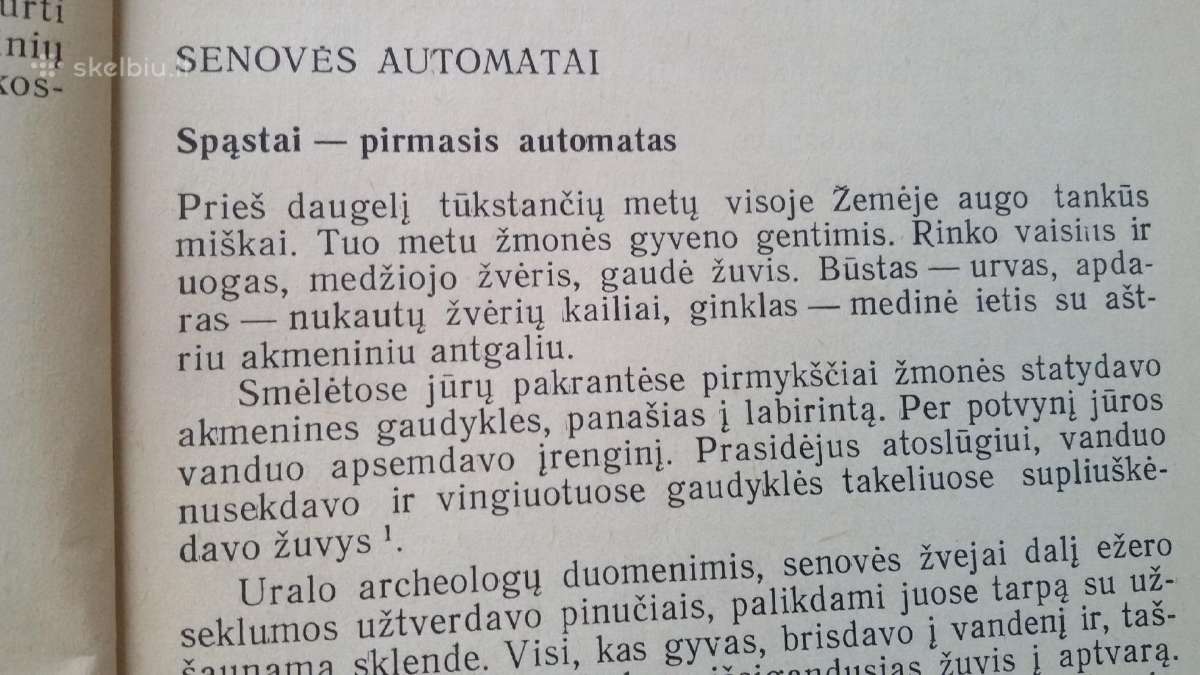 Įdomioji automatika sena knygelė kaina1.50€ - nuotraukos Nr. 3
