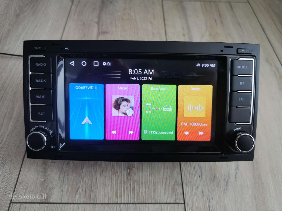 Nauja VW Android multimedija (T5, Touareg)