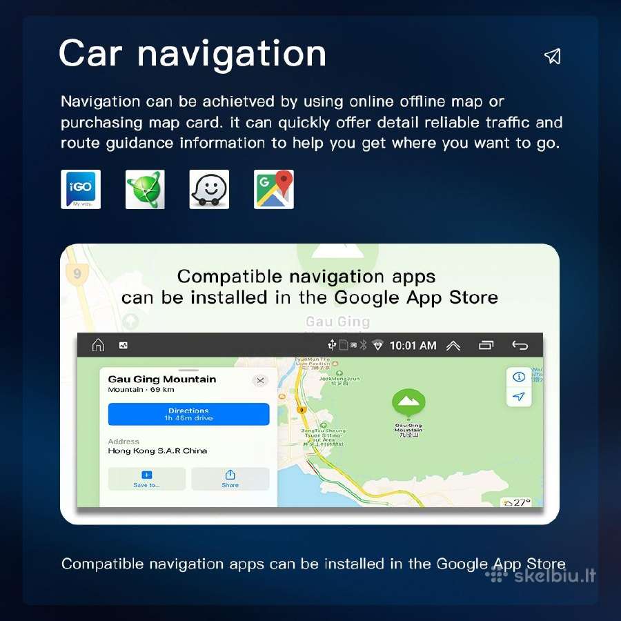VW Android T5 Touareg Carplay Android auto - nuotraukos Nr. 7