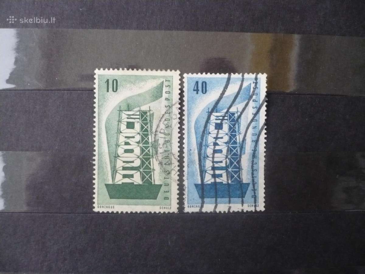 1956 m. Europa pašto ženklai