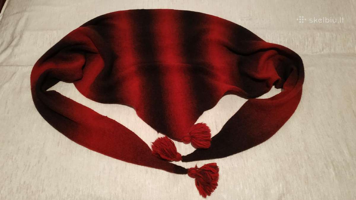 Didelis baktusas-šalis iš 100% vilnos Dundaga" - nuotraukos Nr. 5
