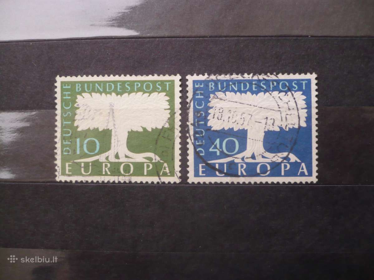 1957 m. Europa pašto ženklai