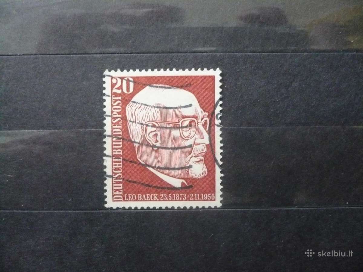 1957 Leo Baeckas, 1873-1956 m