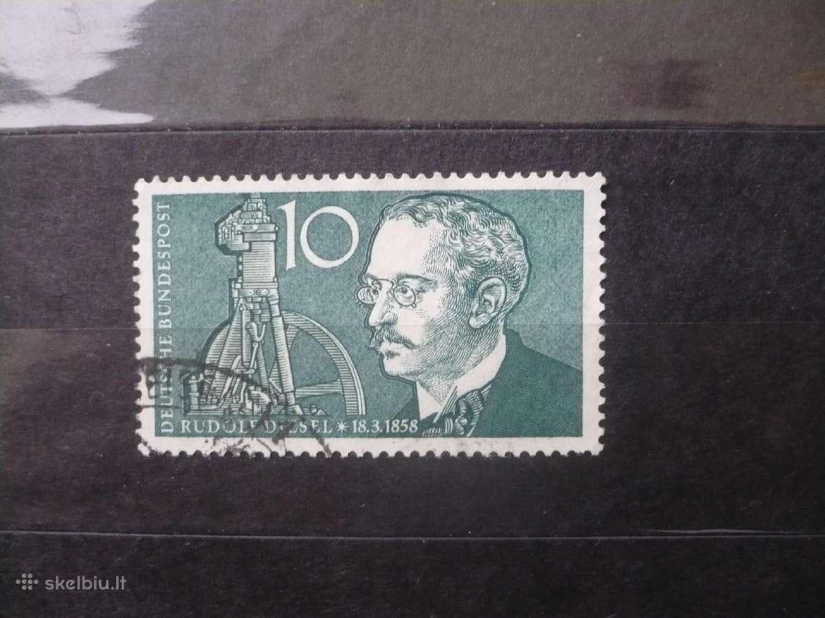 1958 100-osios Rudolfo Dieselio gimimo metinės