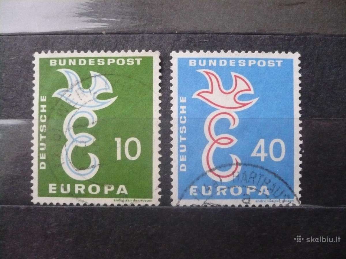 1958 m. Europa pašto ženklai