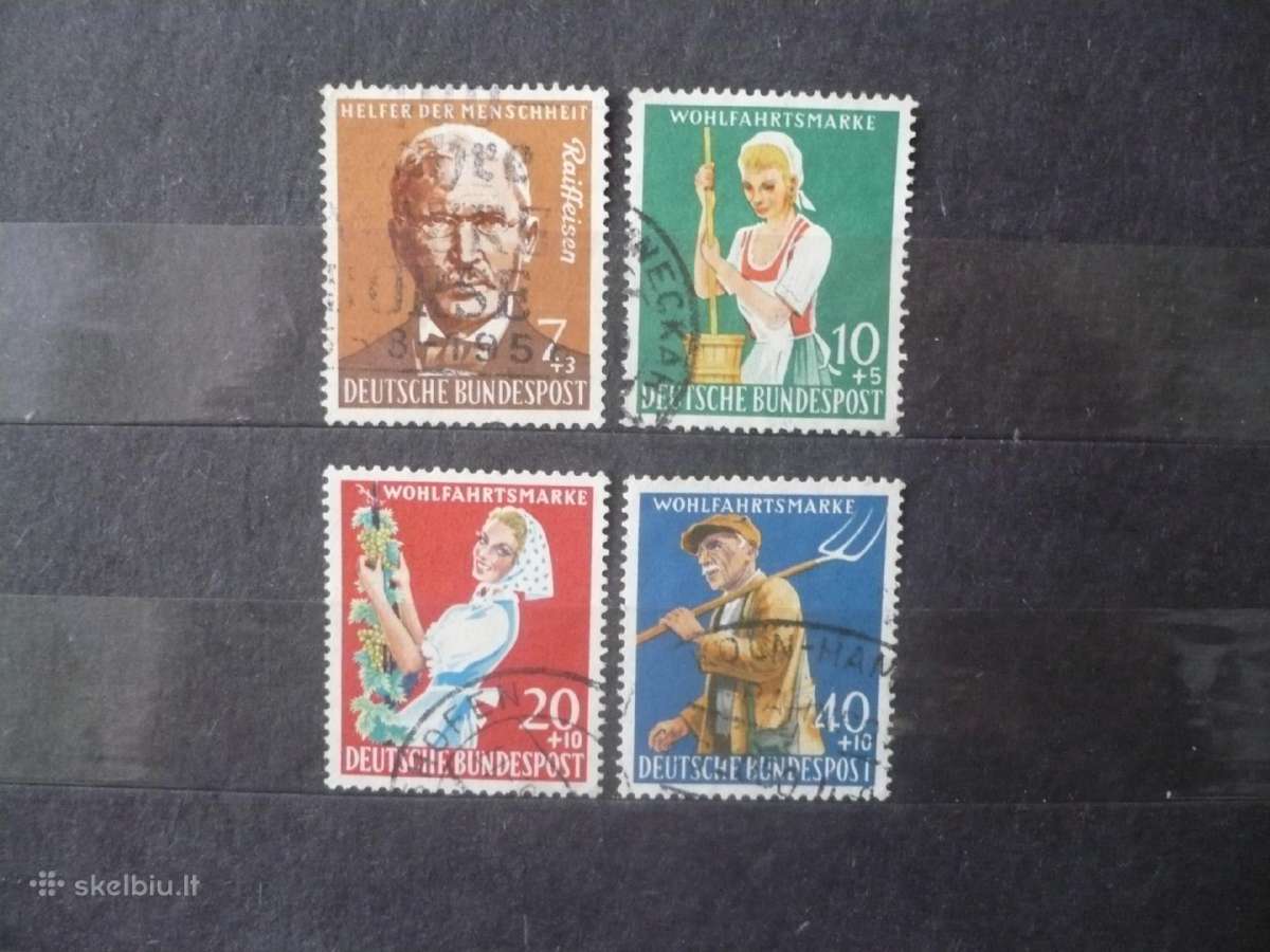 1958 metų labdaros pašto ženklai