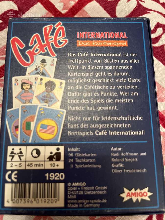 Naujas kortonis zaidimas Cafe International - nuotraukos Nr. 2