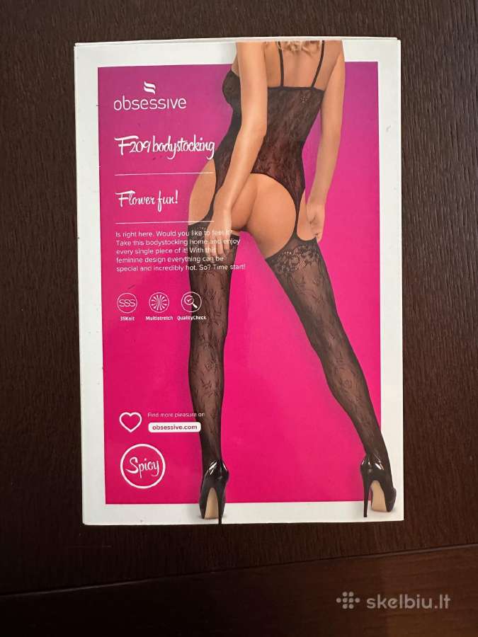 Parduodamas naujas nenaudotas Bodystocking juodas - nuotraukos Nr. 3
