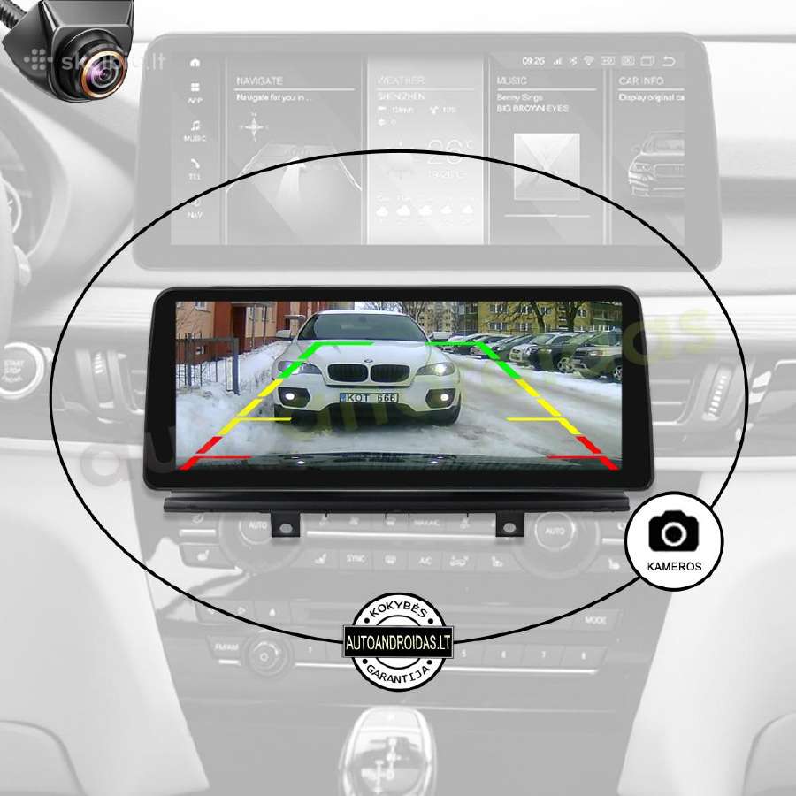 Bmw X5 F15 X6 F16 Android multimedia 12 colių WiFi - nuotraukos Nr. 7