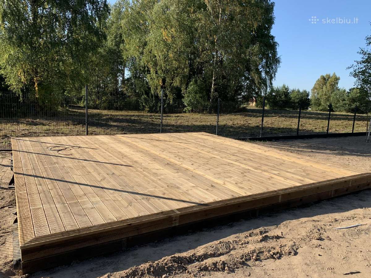 Medinė terasa kupolui - nuotraukos Nr. 2